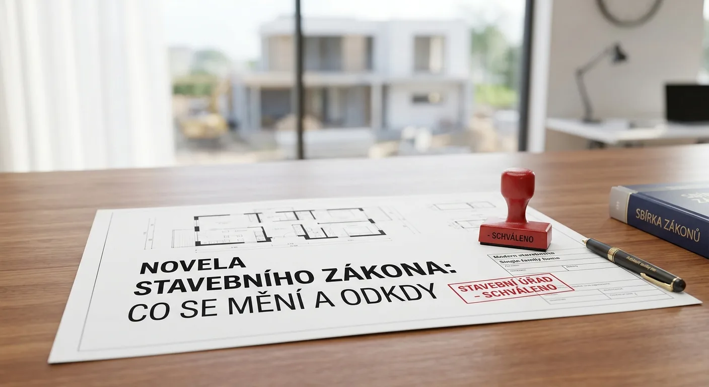 Novela stavebního zákona: co se mění a odkdy